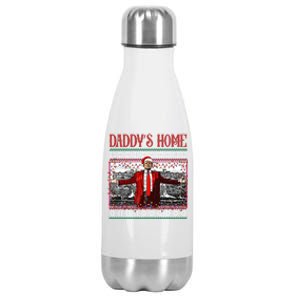 Daddys Home Donald Trump Christmas Stainless Steel Insulated Water Bottle