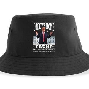 Daddy Home Donald Trump Inauguration Day 2025 Sustainable Bucket Hat