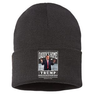 Daddy Home Donald Trump Inauguration Day 2025 Sustainable Knit Beanie