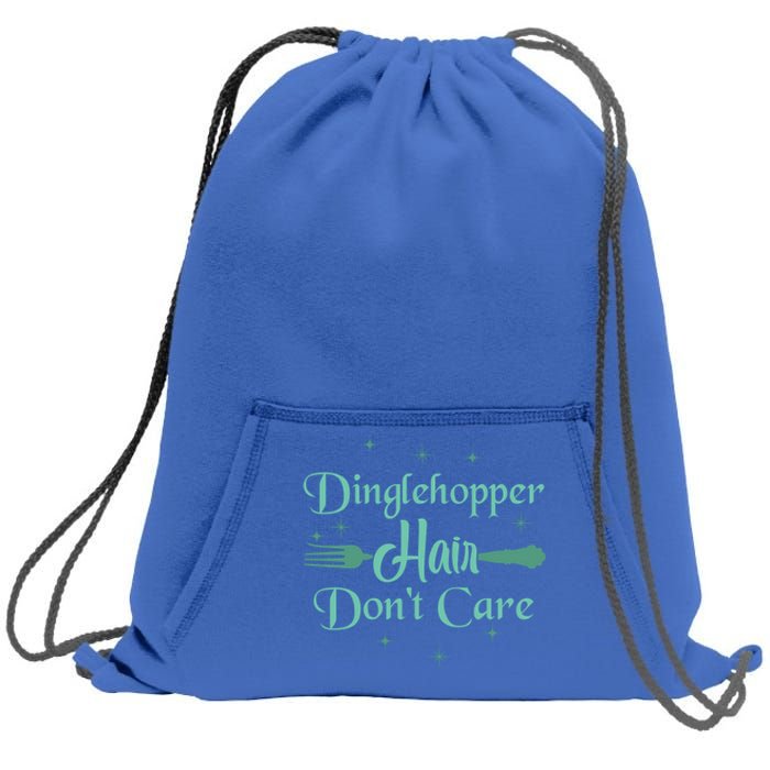 Dinglehopper Hair Dont Care The Best Gift For Cruise Line Cute Gift Sweatshirt Cinch Pack Bag