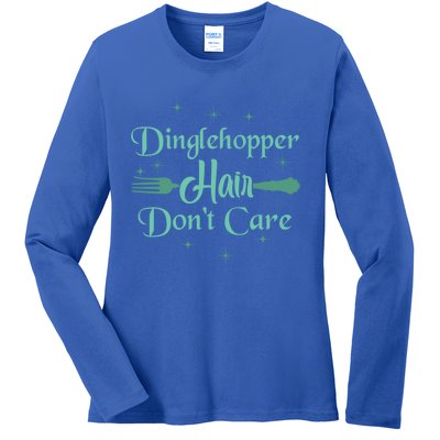 Dinglehopper Hair Dont Care The Best Gift For Cruise Line Cute Gift Ladies Long Sleeve Shirt