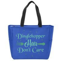 Dinglehopper Hair Dont Care The Best Gift For Cruise Line Cute Gift Zip Tote Bag