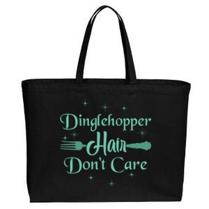 Dinglehopper Hair Dont Care The Best Gift For Cruise Line Cute Gift Cotton Canvas Jumbo Tote