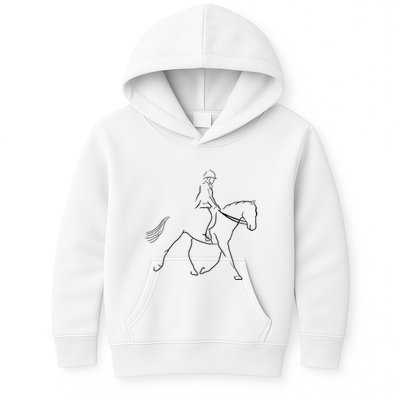 Dressage Horse Dressage Riding Horse Dressage Rider Kids Hoodie