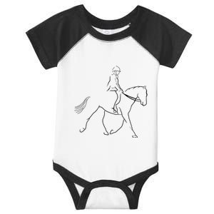 Dressage Horse Dressage Riding Horse Dressage Rider Infant Baby Jersey Bodysuit