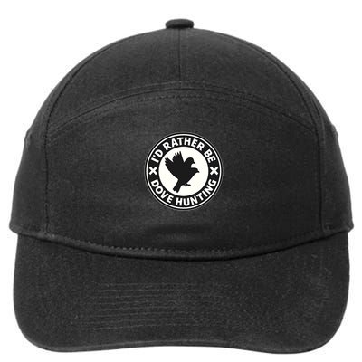 Dove Hunt Dove Hunting Meaningful Dove Wings Dove Vest Dove 7-Panel Snapback Hat