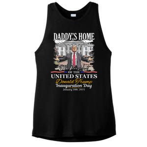 DaddyS Home Donald Trump 47th President Inauguration Day Design Ladies PosiCharge Tri-Blend Wicking Tank