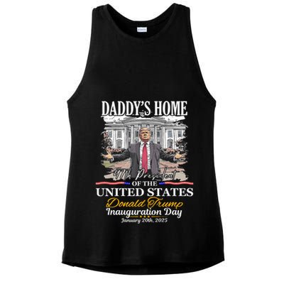 DaddyS Home Donald Trump 47th President Inauguration Day Design Ladies PosiCharge Tri-Blend Wicking Tank