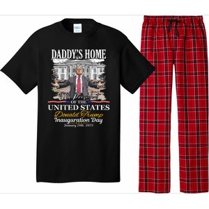 DaddyS Home Donald Trump 47th President Inauguration Day Design Pajama Set