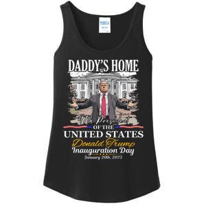 DaddyS Home Donald Trump 47th President Inauguration Day Design Ladies Essential Tank