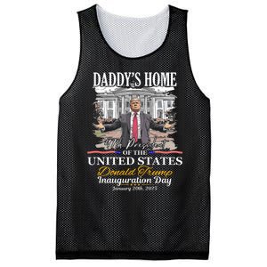 DaddyS Home Donald Trump 47th President Inauguration Day Design Mesh Reversible Basketball Jersey Tank