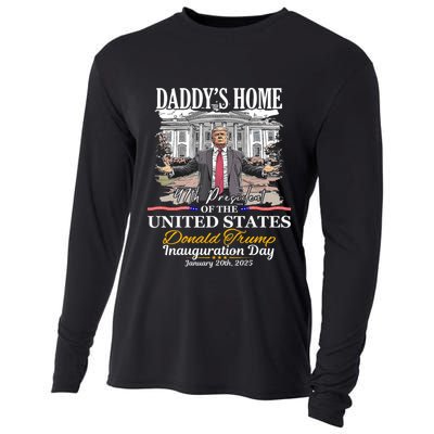 DaddyS Home Donald Trump 47th President Inauguration Day Design Cooling Performance Long Sleeve Crew