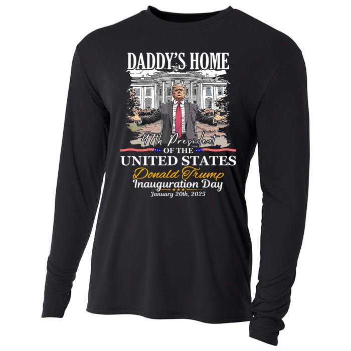 DaddyS Home Donald Trump 47th President Inauguration Day Design Cooling Performance Long Sleeve Crew