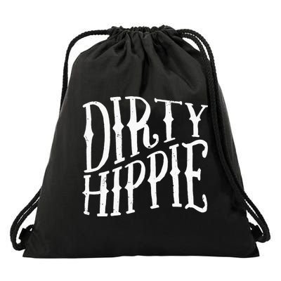 Dirty Hippie Drawstring Bag