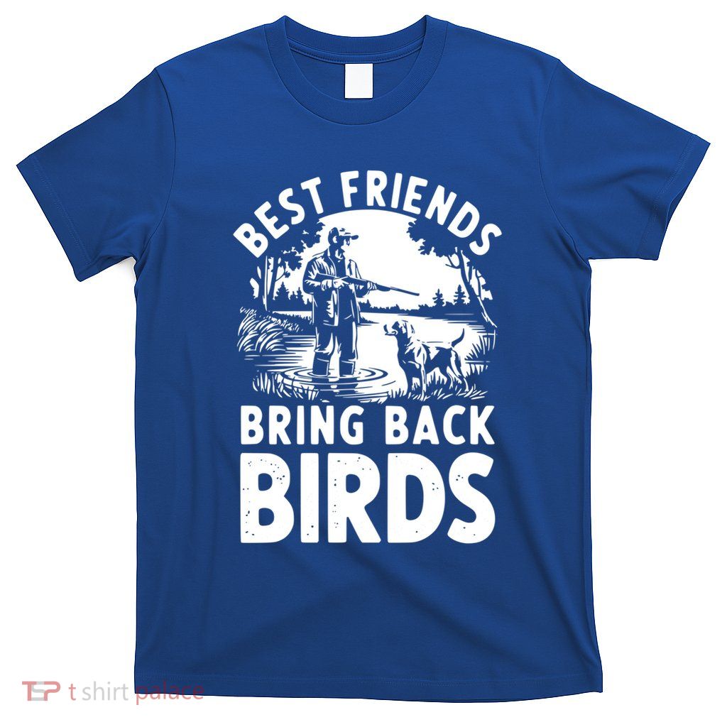 Duck Hunting Dog Funny Mallard Hunter Waterfowl Patriot Gift T-Shirt