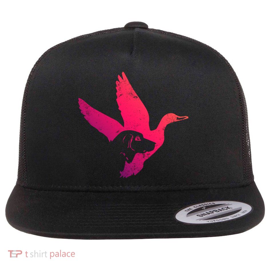 Duck Hunting Dog Duck Hunter Gift Duck Hunting Season Gift Flat Bill Trucker Hat