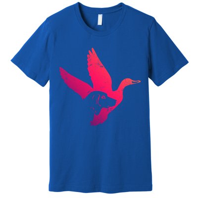 Duck Hunting Dog Duck Hunter Gift Duck Hunting Season Gift Premium T-Shirt