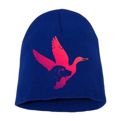 Duck Hunting Dog Duck Hunter Gift Duck Hunting Season Gift Short Acrylic Beanie