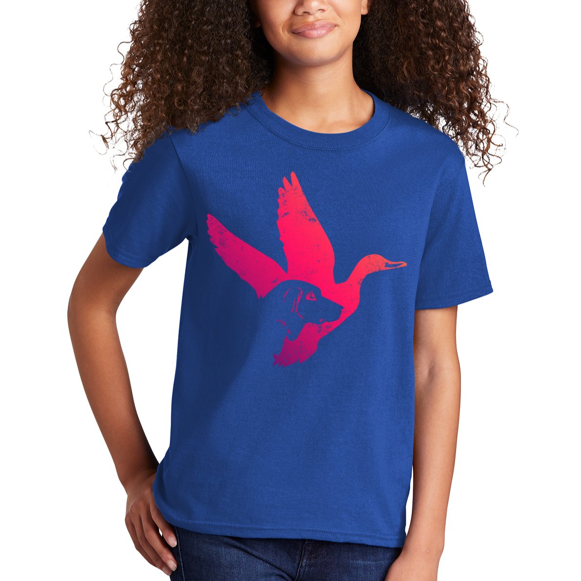 Duck Hunting Dog Duck Hunter Gift Duck Hunting Season Gift Kids T-Shirt