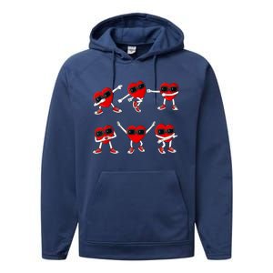 Dancing Hearts Dance Challenge Valentines Day Performance Fleece Hoodie