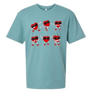 Dancing Hearts Dance Challenge Valentines Day Sueded Cloud Jersey T-Shirt