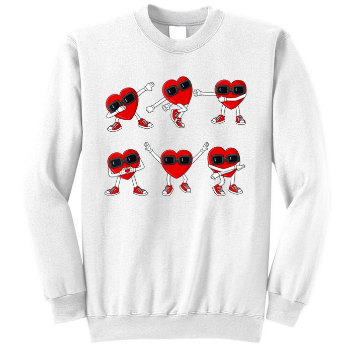 Dancing Hearts Dance Challenge Valentines Day Sweatshirt