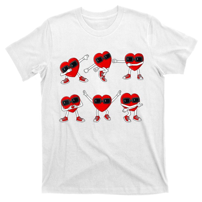 Dancing Hearts Dance Challenge Valentines Day T-Shirt