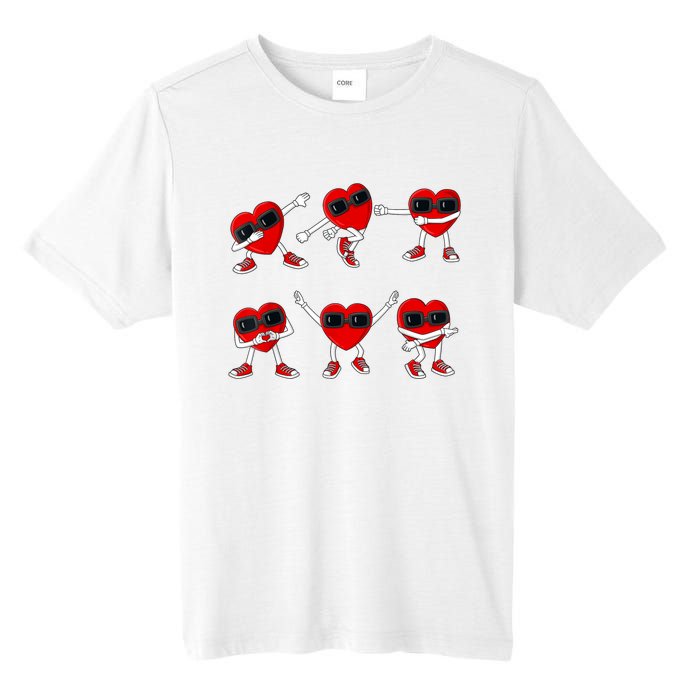 Dancing Hearts Dance Challenge Valentines Day Tall Fusion ChromaSoft Performance T-Shirt