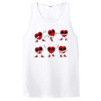 Dancing Hearts Dance Challenge Valentines Day PosiCharge Competitor Tank