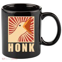 Duck Honk 11oz C Handle Ceramic Mug