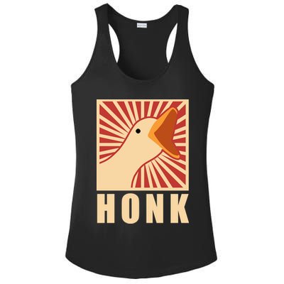 Duck Honk Ladies PosiCharge Competitor Racerback Tank