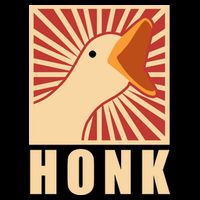 Duck Honk Cropped Pullover Crew