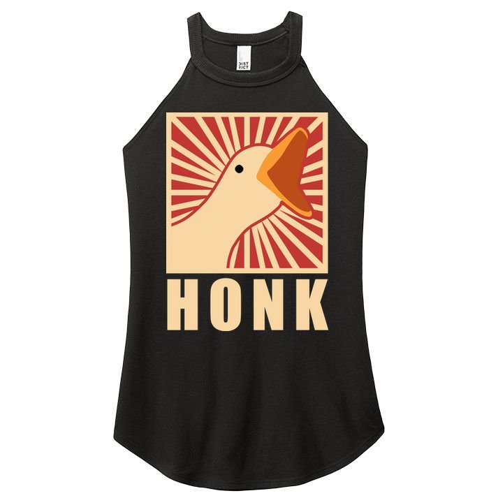 Duck Honk Women's Perfect Tri Rocker Tank