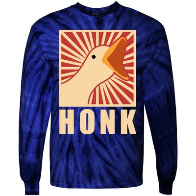 Duck Honk Tie-Dye Long Sleeve Shirt