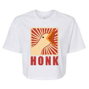 Duck Honk Bella+Canvas Jersey Crop Tee