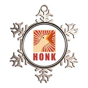 Duck Honk Metallic Star Ornament