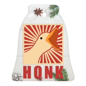 Duck Honk Ceramic Bell Ornament