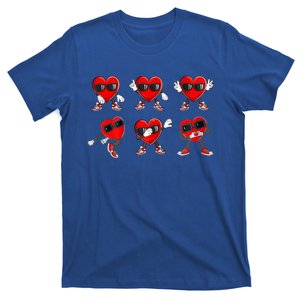 Dancing Hearts Dance Challenge Valentines Day Funny Gift T-Shirt