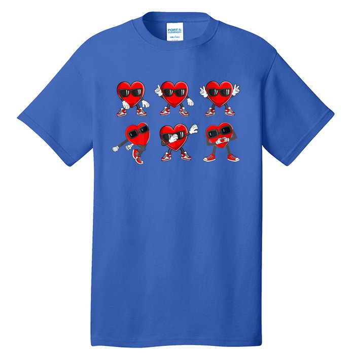 Dancing Hearts Dance Challenge Valentines Day Funny Gift Tall T-Shirt