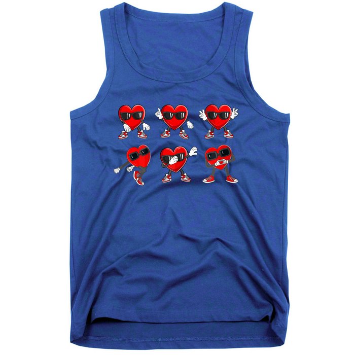 Dancing Hearts Dance Challenge Valentines Day Funny Gift Tank Top