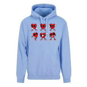 Dancing Hearts Dance Challenge Valentines Day Funny Gift Unisex Surf Hoodie