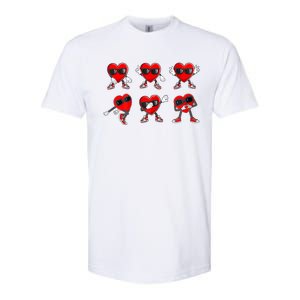 Dancing Hearts Dance Challenge Valentines Day Funny Gift Softstyle CVC T-Shirt