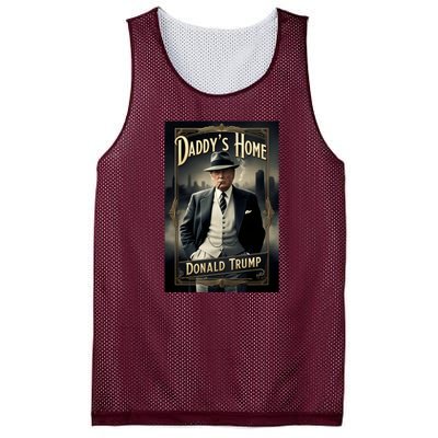 Daddys Home Donald Trump Inauguration Mesh Reversible Basketball Jersey Tank