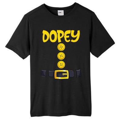 Dopey Halloween Dwarf Costume Color Matching Tall Fusion ChromaSoft Performance T-Shirt