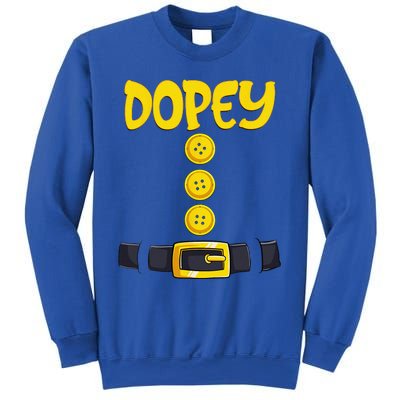 Dopey Halloween Dwarf Costume Color Matching Sweatshirt