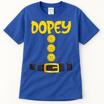 Dopey Halloween Dwarf Costume Color Matching Tall T-Shirt