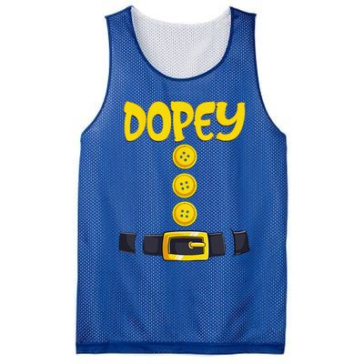 Dopey Halloween Dwarf Costume Color Matching Mesh Reversible Basketball Jersey Tank