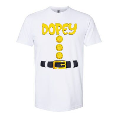 Dopey Halloween Dwarf Costume Color Matching Softstyle® CVC T-Shirt