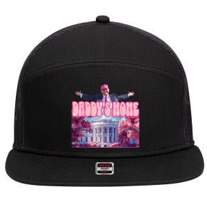 DaddyS Home 7 Panel Mesh Trucker Snapback Hat