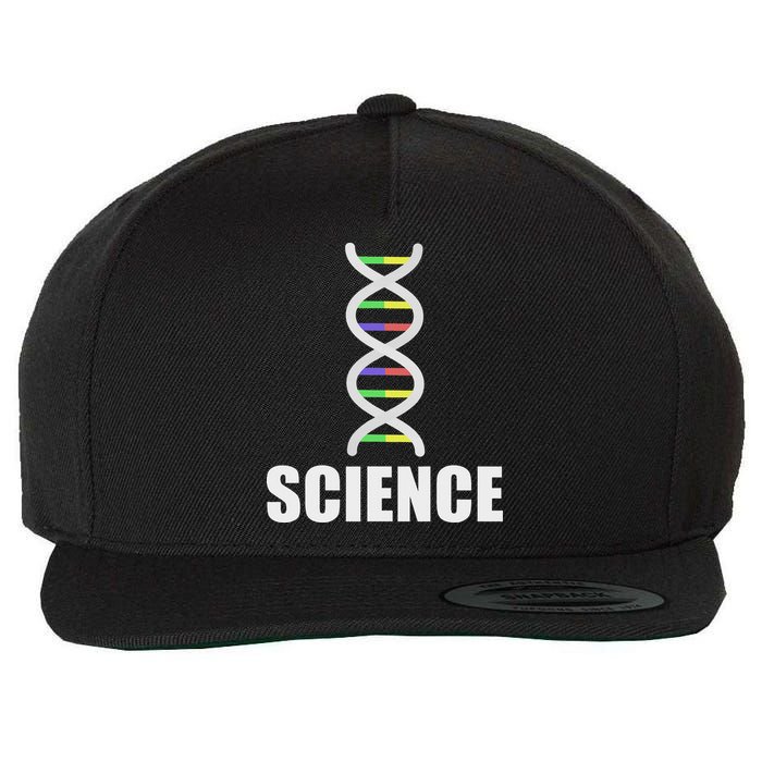 Double Helix Dna Rna Strand Wool Snapback Cap